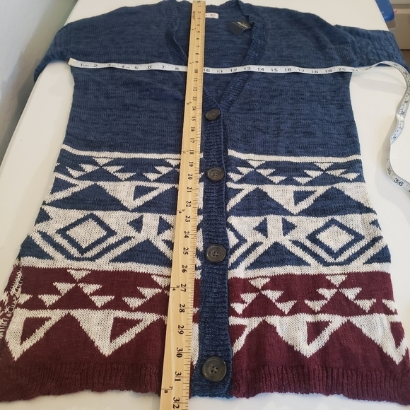 Hollister western long sleeve button up lightweight cardigan size M/L NWT - Picture 11 of 12
